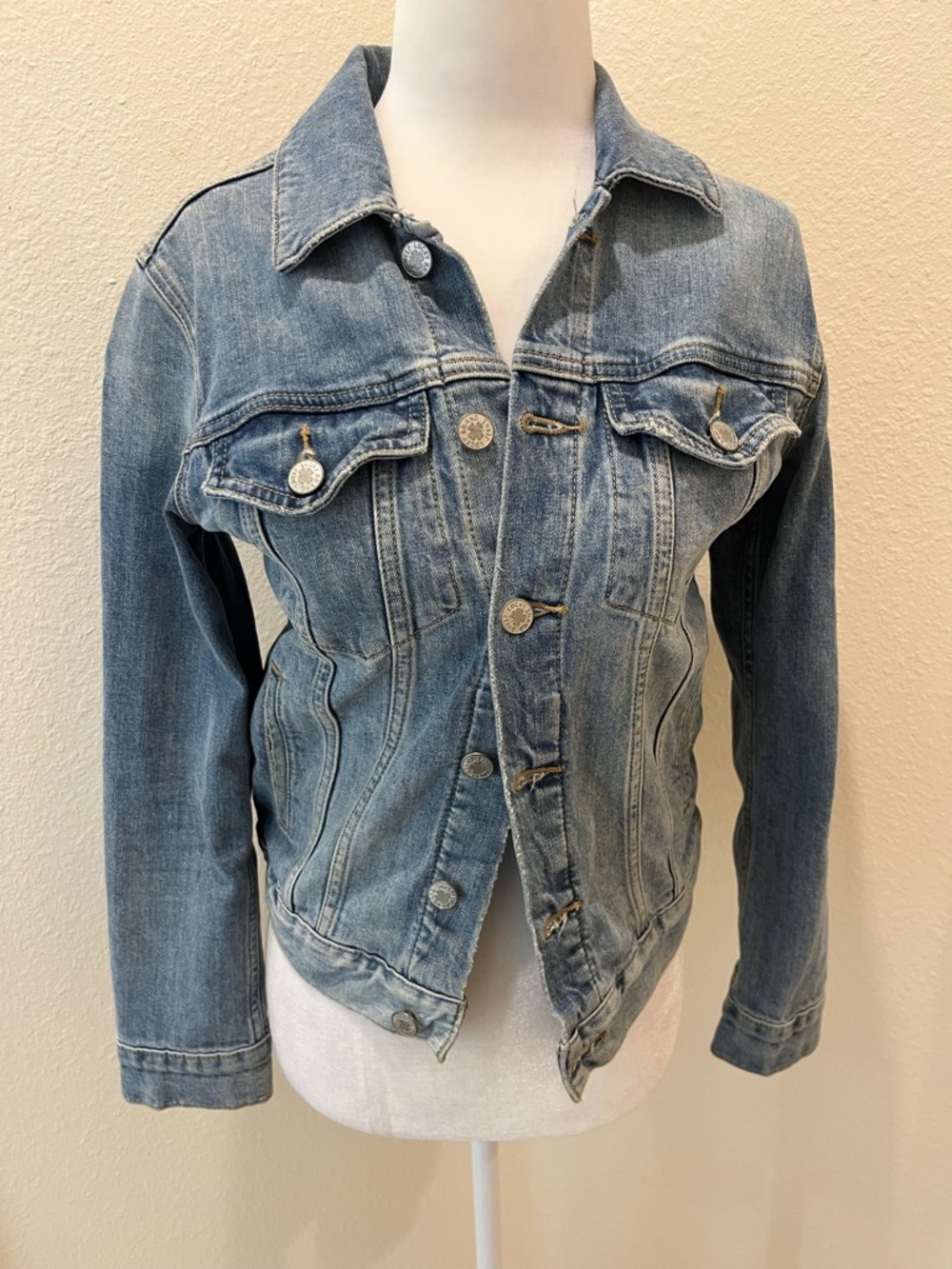 Lucky Brand The Tomboy Trucker Denim Jacket Small